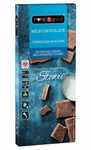 Mælkechokolade med stevia uden tilsat sukker glutenfri 100 g - Pure&amp;Good