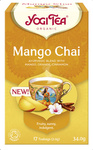 Mango chai te bio (17 x 2 g) 34 g - YOGI TEA