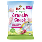 Økologiske majs-havresnacks med hindbær og banan uden tilsat sukker, glutenfri 30 g – Holle