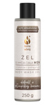 Rensende og plejende shower gel til mænd 250 g - Terra Zdrój (tørveserie)