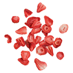 Frysetørrede jordbærskiver 250 g - TOLA