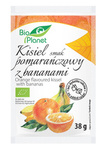 Kissel med appelsinsmag og bananer - sukkerfri BIO 38 g - Bio Planet