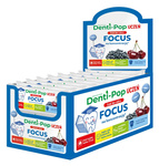 Lollipop kugle med kirsebær- og bærsmag til koncentration sukkerfri glutenfri kosttilskud 6 g - Mniam Mniam Starpharma