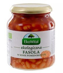 Hvide bønner i tomatsauce bio 360 g - Ekowital
