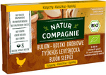 Bouillon - fjerkræterninger uden tilsat sukker bio (8 x 11 g) 88 g - Natur Compagnie
