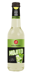 Mousserende alkoholfri drik mojito bio 330 ml - Hollinger