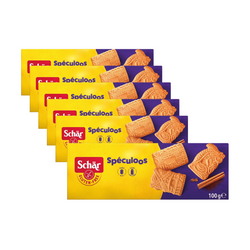 SÆT 6 x Speculoos - glutenfri krydderikiks 100 g - Schar