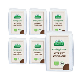 SÆT 6 x Havreklid BIO 500 g EkoWital