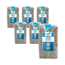 SET med 6 x Chia - chiafrø bio 1 kg