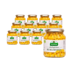 SÆT 12 x Majs i saltlage bio 350 g - Ekowital