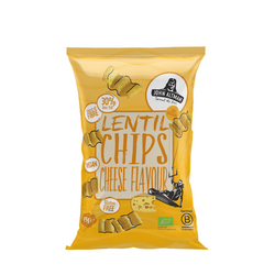 Linsechips med ostesmag vegansk glutenfri bio 75g - John Altman