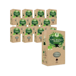 KIT 12 x hvid morbærte 25 x 2 g