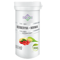 Berberin + hvid morbær ekstrakt kosttilskud 60 kapsler (300 mg + 300 mg) - Soul Farm