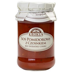 Tomatsauce med hvidløg uden tilsat sukker 340 g - Krokus