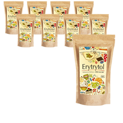 KIT 9 x Erythritol (papirpose) 1000 g