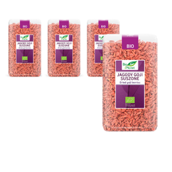 KIT 4 x tørrede gojibær BIO 1 kg