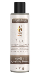Rensende og plejende shower gel til mænd 250 g - Terra Zdrój (tørveserie)