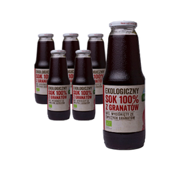 KIT 6 x granatæblejuice 100% BIO 1 l