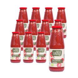 SÆT 12 x Tomat passata bio 680 g eureko