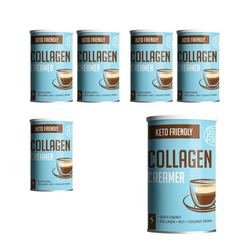 KIT 6 x Keto kollagen kaffefløde 300 g - Diet-Food