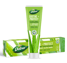 Tandpasta beroligende + beskyttende med aloe vera 100 ml - Dabur