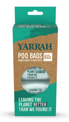 Komposterbare poser til hundeafføring 60 stk. - Yarrah