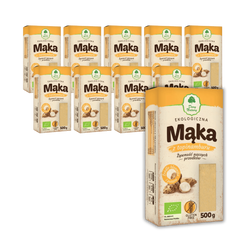 SÆT af 10 x Glutenfri jordskokmel bio 500 g - Dary Natury