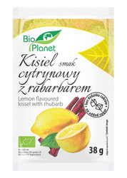 Kissel med rabarbersmag - sukkerfri BIO 38 g - Bio Planet