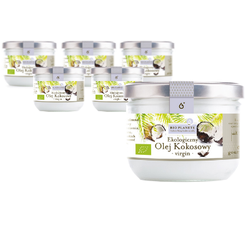 KIT 6 x jomfru kokosolie BIO 400 ml