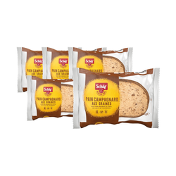 SÆT 5 x Pain campagnard aux graines flerkornsbrød, glutenfri 250 g - Schar