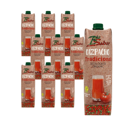 KIT 10 x Gazpacho (spansk grøntsagssuppe) bio 1 l