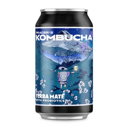 Prager's kombucha Yerba Mate-dåse 330 ml