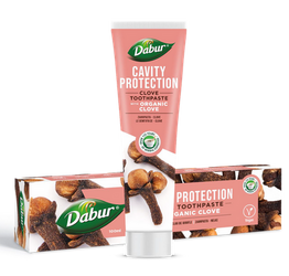 Anti-cariøs tandpasta med nellike 100 ml - Dabur
