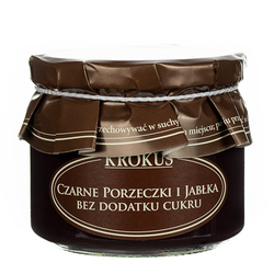 Solbær og æbler uden tilsat sukker 310 g - Krokus