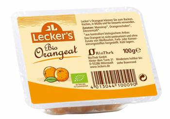 Kandiseret appelsinskal bio 100 g