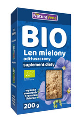 Malet hør bio 200 g - Naturavena