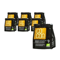 SÆT 7 x Sultaniner i rå chokolade bio 70 g