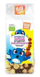 Ristede blancherede hasselnødder bio 100 g