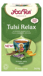 Ayurvedisk tulsi relax-te BIO (17 x 2 g) 34 g - Yogi Tea