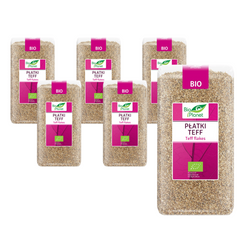 SÆT med 6 x teff-flager bio 300 g - Bio Planet