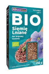 Brun hør bio 250 g - Naturavena