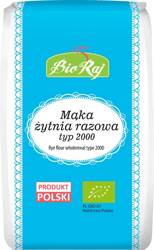 Fuldkornsrugmel type 2000 bio 1 kg