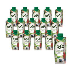 KIT 15 x Fair Trade økologisk kokosnøddevand 330 ml