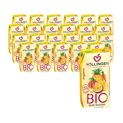 KIT 24 x Multifrugtdrik med gulerodsjuice sunrise bio 200 ml