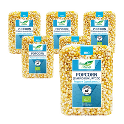 SET 6 x Popcorn (majskerner) bio 1 kg