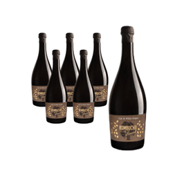 KIT 6 x Champagne kombucha på egeblade med hvid druesmag bio 750 ml - Kombucha By Laurent