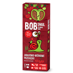 Frugtsnack med æble og kirsebær uden tilsat sukker 30 g