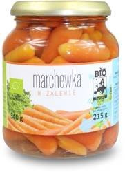 Gulerødder i marinade på glas BIO 340 g (215 g)