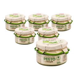 KIT 6 x Basilikumpesto økologisk 200 g
