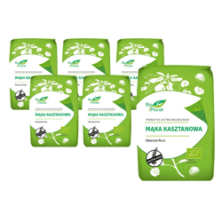 Sæt med 6 x glutenfri kastanjemel bio 700 g